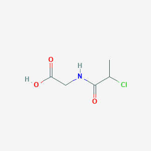 molecular formula C5H8ClNO3 B1592374 2-Chloropropionylglycine CAS No. 85038-45-5
