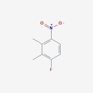 molecular formula C8H8FNO2 B159238 1-Fluoro-2,3-dimethyl-4-nitrobenzene CAS No. 1736-87-4
