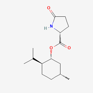 molecular formula C15H25NO3 B1592382 (-)-Menthyl (+)-2-pyrrolidone-5-carboxylate CAS No. 68127-22-0