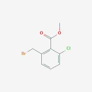 molecular formula C9H8BrClO2 B1592404 Methyl 2-(bromomethyl)-6-chlorobenzoate CAS No. 482578-63-2