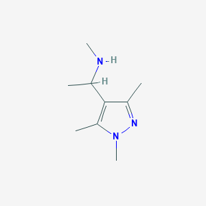 N-methyl-1-(1,3,5-trimethyl-1H-pyrazol-4-yl)ethanamine