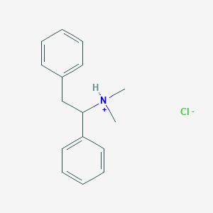 molecular formula C16H20ClN B159241 (-)-N,N-Dimethyl-1,2-diphenylethylamine hydrochloride CAS No. 24301-90-4