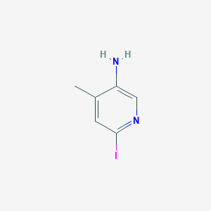 6-Iodo-4-methylpyridin-3-amine
