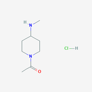 molecular formula C8H17ClN2O B1592422 1-(4-(Methylamino)piperidin-1-yl)ethanone hydrochloride CAS No. 71879-46-4