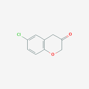 molecular formula C9H7ClO2 B1592428 6-Chlorochroman-3-one CAS No. 26371-48-2