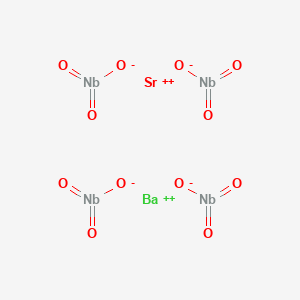 molecular formula BaNb4O12S B1592445 Barium strontium niobate CAS No. 37185-09-4