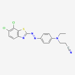 molecular formula C18H15Cl2N5S B1592451 Disperse red 153 CAS No. 78564-87-1