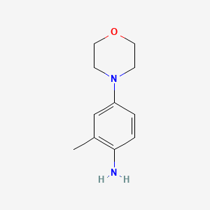 molecular formula C11H16N2O B1592452 2-Methyl-4-morpholin-4-ylaniline CAS No. 581-00-0