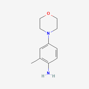 molecular formula C11H16N2O B1592452 2-Methyl-4-(morpholin-4-yl)aniline CAS No. 581-00-0