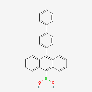 molecular formula C26H19BO2 B1592454 (10-([1,1'-Biphenyl]-4-yl)anthracen-9-yl)boronic acid CAS No. 400607-47-8