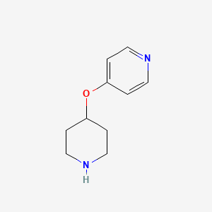 molecular formula C10H20N2O B1592456 4-(Piperidin-4-yloxy)pyridine CAS No. 224178-65-8
