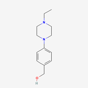 molecular formula C13H20N2O B1592458 [4-(4-Ethylpiperazin-1-yl)phenyl]methanol CAS No. 402745-30-6