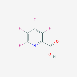 molecular formula C6HF4NO2 B1592459 3,4,5,6-Tetrafluoropicolinic acid CAS No. 21550-66-3
