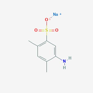 molecular formula C8H10NNaO3S B1592467 Sodium 5-amino-2,4-dimethylbenzenesulfonate CAS No. 64501-84-4