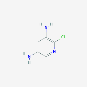 molecular formula C5H6ClN3 B1592472 2-Chloropyridine-3,5-diamine CAS No. 5632-81-5