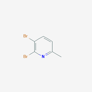 molecular formula C6H5Br2N B1592478 2,3-Dibromo-6-picoline CAS No. 261373-04-0