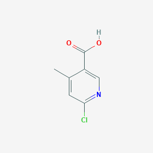 molecular formula C7H6ClNO2 B1592479 6-Chloro-4-methylnicotinic acid CAS No. 503555-50-8