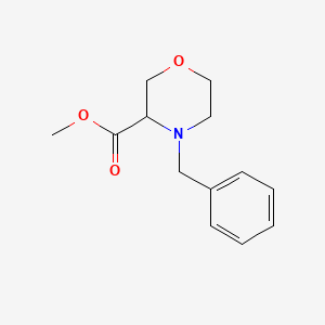 molecular formula C13H17NO3 B1592481 Methyl 4-benzylmorpholine-3-carboxylate CAS No. 212650-44-7