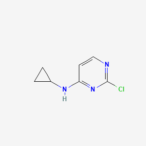 B1592482 2-chloro-N-cyclopropylpyrimidin-4-amine CAS No. 945895-52-3