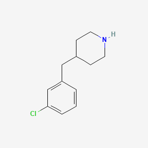 molecular formula C12H16ClN B1592484 4-(3-Chlorobenzyl)piperidine CAS No. 251107-31-0