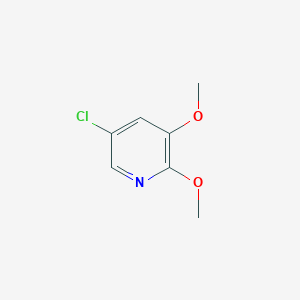 molecular formula C7H8ClNO2 B1592487 5-Chloro-2,3-dimethoxypyridine CAS No. 284040-73-9