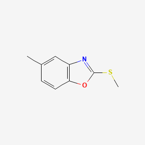 molecular formula C9H9NOS B1592490 2-Methylthio-5-methylbenzoxazole CAS No. 439608-30-7