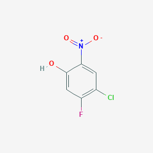 molecular formula C6H3ClFNO3 B1592491 4-Chloro-5-fluoro-2-nitrophenol CAS No. 345-25-5