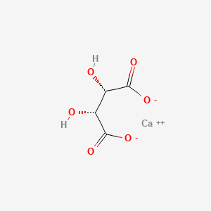 molecular formula C4H4CaO6 B1592506 Butanedioic acid, 2,3-dihydroxy-, calcium salt (1:1), (2R,3S)-rel- CAS No. 815-79-2