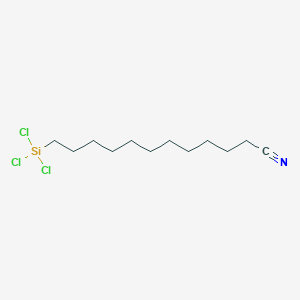molecular formula C12H22Cl3NSi B1592511 11-Cyanoundecyltrichlorosilane CAS No. 724460-16-6