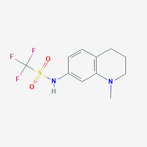 1,1,1-trifluoro-N-(1-methyl-1,2,3,4-tetrahydroquinolin-7-yl)methanesulfonamide