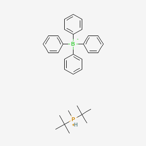 molecular formula C33H42BP B1592514 Di-tert-butylmethylphosphonium Tetraphenylborate CAS No. 853073-44-6