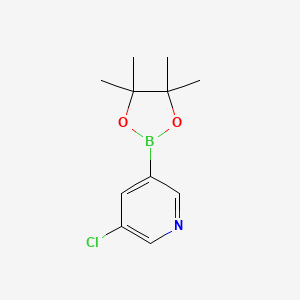 3-Chloro-5-(4,4,5,5-tetramethyl-1,3,2-dioxaborolan-2-yl)pyridine
