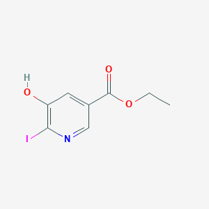 Ethyl 5-hydroxy-6-iodonicotinate