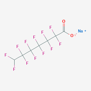 molecular formula C7HF12NaO2 B1592526 Sodium 7H-perfluoroheptanoate CAS No. 2264-25-7