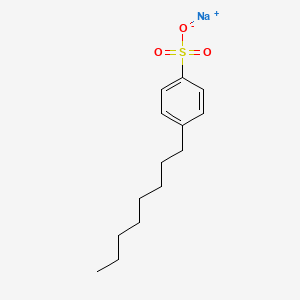 molecular formula C14H22NaO3S B1592527 Sodium 4-octylbenzenesulfonate CAS No. 6149-03-7