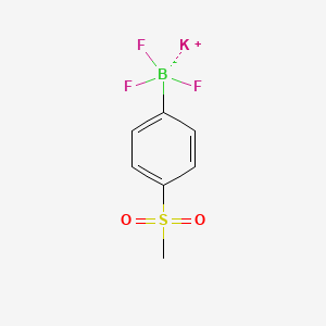 molecular formula C7H7BF3KO2S B1592541 Potassium (4-methylsulfonylphenyl)trifluoroborate CAS No. 850623-40-4