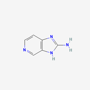 molecular formula C6H6N4 B1592542 1H-咪唑并[4,5-c]吡啶-2-胺 CAS No. 68074-63-5