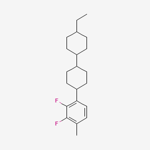 molecular formula C21H30F2 B1592549 (trans,trans)-4-(2,3-Difluoro-4-methylphenyl)-4'-ethyl-1,1'-bi(cyclohexane) CAS No. 174350-08-4