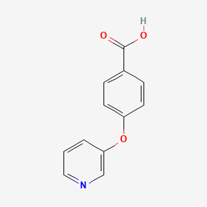 molecular formula C12H9NO3 B1592554 4-(吡啶-3-氧基)苯甲酸 CAS No. 437383-99-8