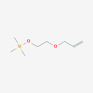 molecular formula C8H18O2Si B1592560 Silane, trimethyl[2-(2-propenyloxy)ethoxy]- CAS No. 24628-30-6