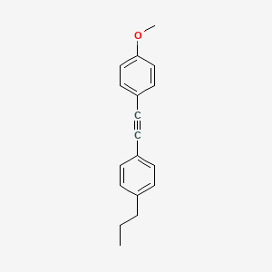 1-Methoxy-4-((4-propylphenyl)ethynyl)benzene