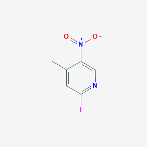 molecular formula C6H5IN2O2 B1592573 2-Iodo-4-methyl-5-nitropyridine CAS No. 633328-46-8