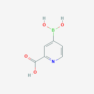 molecular formula C6H6BNO4 B1592585 2-羧基吡啶-4-硼酸 CAS No. 1072946-59-8