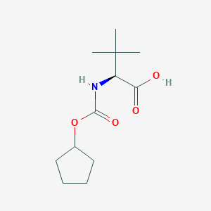 (S)-2-Cyclopentyloxycarbonylamino-3,3-dimethyl-butyric acid