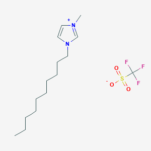molecular formula C15H27F3N2O3S B1592593 1-Decyl-3-methylimidazolium trifluoromethanesulfonate CAS No. 412009-62-2