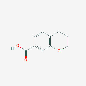molecular formula C10H10O3 B1592597 Chroman-7-carboxylic acid CAS No. 527681-33-0
