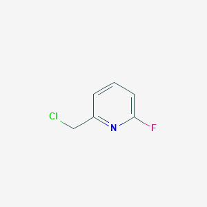 molecular formula C6H5ClFN B1592603 2-(氯甲基)-6-氟吡啶 CAS No. 315180-16-6