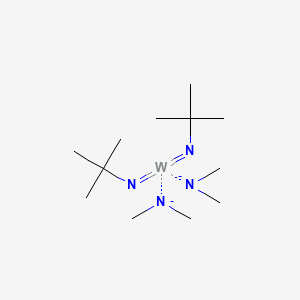 molecular formula C12H30N4W-2 B1592610 Bis(tert-butylimino)bis(dimethylamino)tungsten(VI) CAS No. 406462-43-9