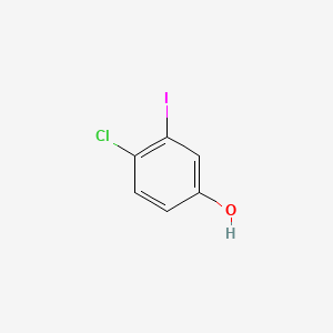 molecular formula C6H4ClIO B1592612 4-Chloro-3-iodophenol CAS No. 202982-72-7