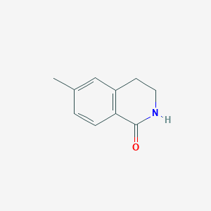 molecular formula C10H11NO B1592613 6-Methyl-3,4-dihydroisoquinolin-1(2H)-one CAS No. 1082041-78-8